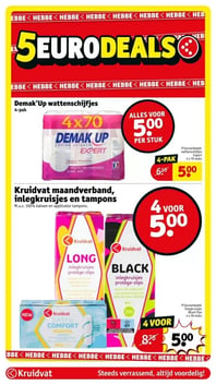 Demak'Up wattenschijfjes aanbieding bij Kruidvat – geldig van 06.01.2026 t/m 11.01.2026