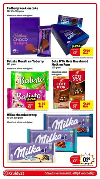Milka chocoladereep aanbieding bij Kruidvat – geldig van 06.01.2026 t/m 11.01.2026