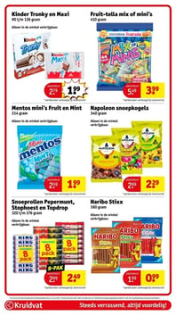Napoleon snoepkogels aanbieding bij Kruidvat – geldig van 07.04.2026 t/m 19.04.2026