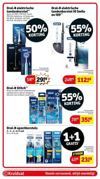Oral-B elektrische tandenborstel iO Smile en iO9** aanbieding bij Kruidvat – geldig van 07.04.2026 t/m 19.04.2026