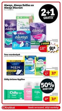Chilly Intieme Hygiëne aanbieding bij Kruidvat – geldig van 07.04.2026 t/m 19.04.2026