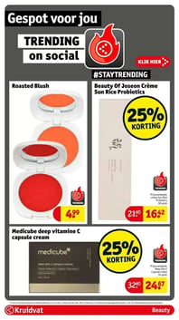 Beauty Of Joseon Crème Sun Rice Probiotics aanbieding bij Kruidvat – geldig van 07.04.2026 t/m 19.04.2026