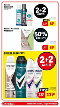 Odorex deodorant aanbieding bij Kruidvat – geldig van 07.04.2026 t/m 19.04.2026