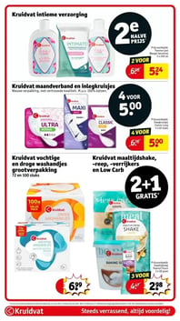 Kruidvat vochtige en droge washandjes grootverpakking aanbieding bij Kruidvat – geldig van 07.04.2026 t/m 19.04.2026