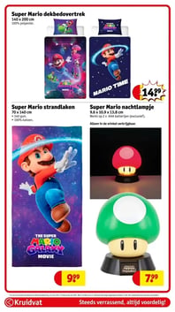 Super Mario strandlaken aanbieding bij Kruidvat – geldig van 07.04.2026 t/m 19.04.2026