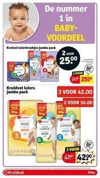 Kruidvat luiers jumbo pack aanbieding bij Kruidvat – geldig van 07.04.2026 t/m 19.04.2026