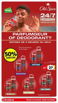 Old Spice deodorant en douchegel. aanbieding bij Kruidvat – geldig van 07.04.2026 t/m 19.04.2026