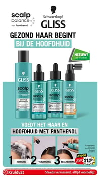Gliss Scalp Balance Gentle Shampoo aanbieding bij Kruidvat – geldig van 07.04.2026 t/m 19.04.2026