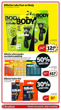 Gillette Labs Face en Body aanbieding bij Kruidvat – geldig van 07.04.2026 t/m 19.04.2026