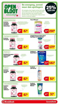 Kruidvat Overgang Slaap & Spier Support** aanbieding bij Kruidvat – geldig van 07.04.2026 t/m 19.04.2026