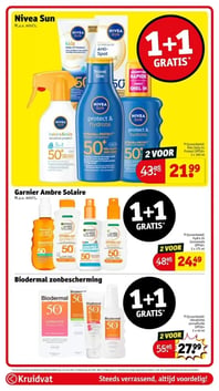 Biodermal zonbescherming aanbieding bij Kruidvat – geldig van 07.04.2026 t/m 19.04.2026