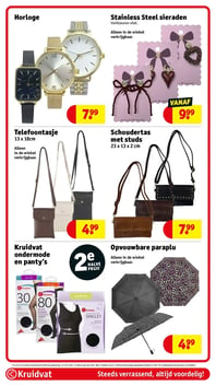 Schoudertas met studs aanbieding bij Kruidvat – geldig van 10.02.2026 t/m 22.02.2026