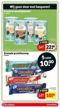 Grenade proteïnereep aanbieding bij Kruidvat – geldig van 10.02.2026 t/m 22.02.2026