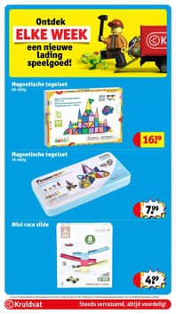 Mini race slide aanbieding bij Kruidvat – geldig van 10.02.2026 t/m 22.02.2026