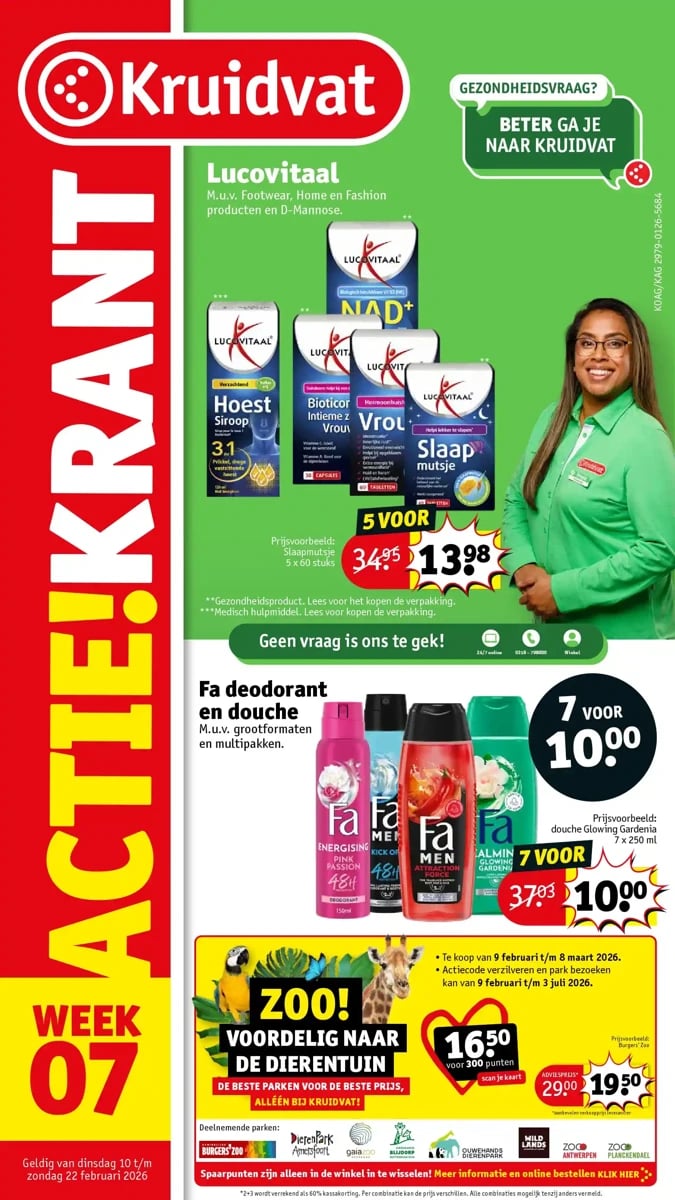 Kruidvat folder – pagina 1