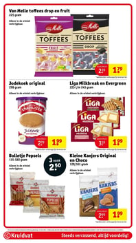 Van Melle toffees drop en fruit aanbieding bij Kruidvat – geldig van 10.02.2026 t/m 22.02.2026