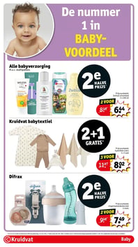 Alle babyverzorging aanbieding bij Kruidvat – geldig van 10.02.2026 t/m 22.02.2026