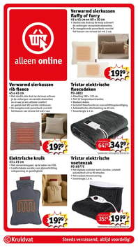 Tristar elektrische fleecedeken PD-3803 aanbieding bij Kruidvat – geldig van 10.02.2026 t/m 22.02.2026