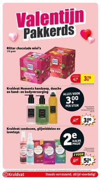 Ritter chocolade mini's aanbieding bij Kruidvat – geldig van 10.02.2026 t/m 22.02.2026