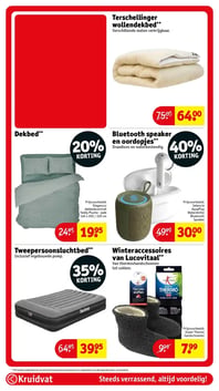Terschellinger wollendekbed** aanbieding bij Kruidvat – geldig van 10.02.2026 t/m 22.02.2026