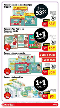 Pampers Paw Patrol en Harmonie pants aanbieding bij Kruidvat – geldig van 10.02.2026 t/m 22.02.2026