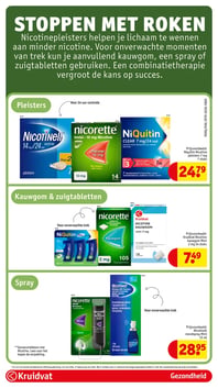 Nicotinell mondspray Mint 15 ml aanbieding bij Kruidvat – geldig van 10.03.2026 t/m 22.03.2026