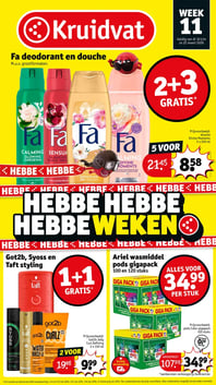 Fa deodorant en douche aanbieding bij Kruidvat – geldig van 10.03.2026 t/m 22.03.2026