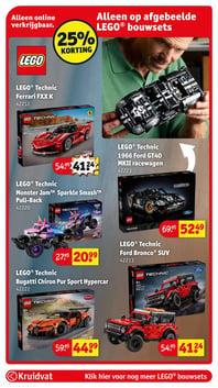 LEGO® Technic Bugatti Chiron Pur Sport Hypercar aanbieding bij Kruidvat – geldig van 10.03.2026 t/m 22.03.2026
