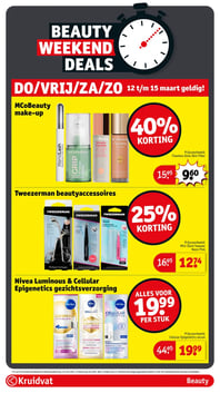 Nivea Luminous & Cellular Epigenetics gezichtsverzorging aanbieding bij Kruidvat – geldig van 2026-03-12 t/m 2026-03-15
