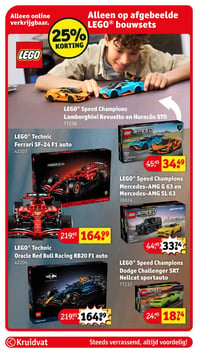 LEGO® Speed Champions Lamborghini Revuelto en Huracán STO aanbieding bij Kruidvat – geldig van 10.03.2026 t/m 22.03.2026