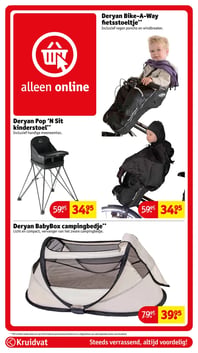 Deryan BabyBox campingbedje** aanbieding bij Kruidvat – geldig van 10.03.2026 t/m 22.03.2026
