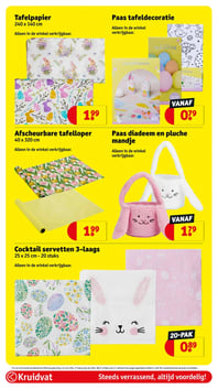 Paas diadeem en pluche mandje aanbieding bij Kruidvat – geldig van 10.03.2026 t/m 22.03.2026