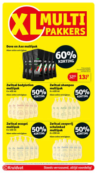 Zwitsal zeepvrij schuimbad multipak aanbieding bij Kruidvat – geldig van 10.03.2026 t/m 22.03.2026