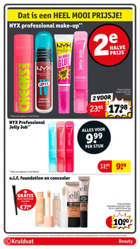 NYX professional make-up** aanbieding bij Kruidvat – geldig van 10.03.2026 t/m 22.03.2026
