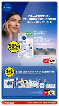 Keuze uit het hele NIVEA assortiment aanbieding bij Kruidvat – geldig van 10.03.2026 t/m 22.03.2026