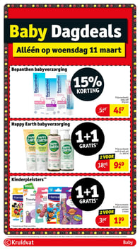 Bepanthen babyverzorging aanbieding bij Kruidvat – geldig van 10.03.2026 t/m 22.03.2026