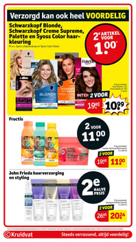John Frieda haarverzorging en styling aanbieding bij Kruidvat – geldig van 10.03.2026 t/m 22.03.2026