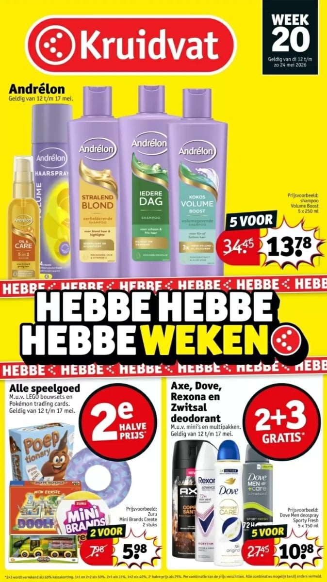 Kruidvat folder – pagina 1