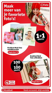 Kruidvat Merk foto-afdrukken aanbieding bij Kruidvat – geldig van 13.01.2026 t/m 25.01.2026