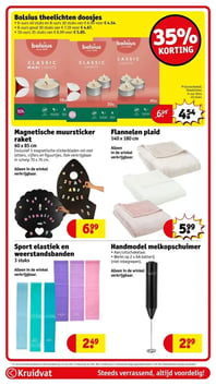 Flannelen plaid aanbieding bij Kruidvat – geldig van 13.01.2026 t/m 25.01.2026