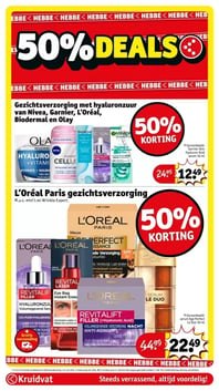 L'Oréal Paris gezichtsverzorging aanbieding bij Kruidvat – geldig van 13.01.2026 t/m 25.01.2026
