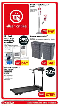 VirtuFit Trendline inklapbare loopband aanbieding bij Kruidvat – geldig van 13.01.2026 t/m 25.01.2026