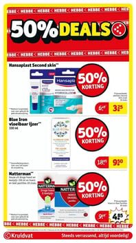 Hansaplast Second skin** aanbieding bij Kruidvat – geldig van 13.01.2026 t/m 25.01.2026