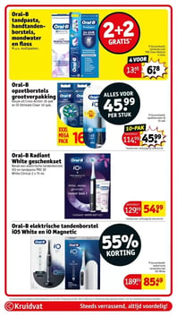 Oral-B Radiant White geschenkset aanbieding bij Kruidvat – geldig van 13.01.2026 t/m 25.01.2026