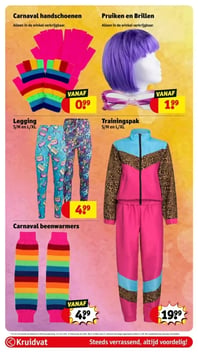 Carnaval beenwarmers aanbieding bij Kruidvat – geldig van 13.01.2026 t/m 25.01.2026