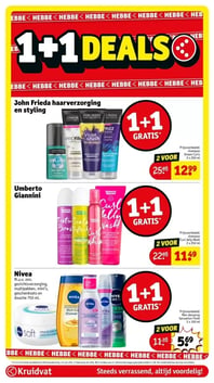 John Frieda haarverzorging en styling aanbieding bij Kruidvat – geldig van 13.01.2026 t/m 25.01.2026