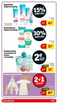 Donttellmum babyverzorging aanbieding bij Kruidvat – geldig van 13.01.2026 t/m 25.01.2026