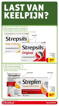 Strepsils zuigtabletten Original 24 stuks aanbieding bij Kruidvat – geldig van 13.01.2026 t/m 25.01.2026