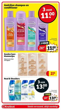 Andrélon shampoo en conditioner aanbieding bij Kruidvat – geldig van 13.01.2026 t/m 25.01.2026