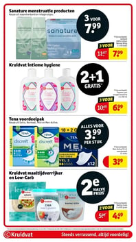 Kruidvat intime hygiëne aanbieding bij Kruidvat – geldig van 13.01.2026 t/m 25.01.2026